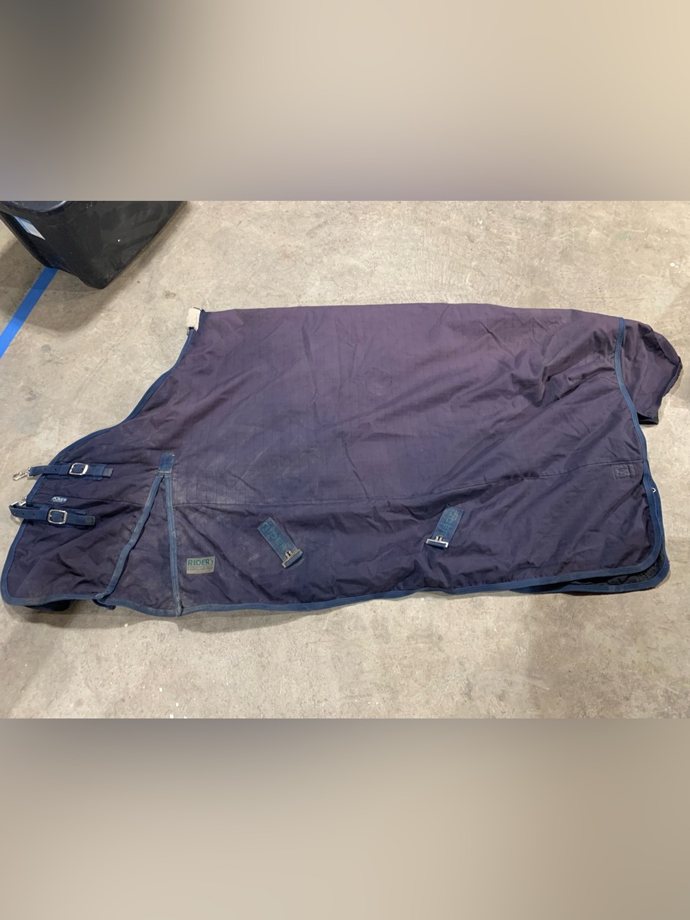 72” Dover Riders Medium Blanket Navy Blue